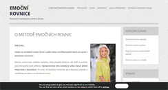 Desktop Screenshot of emocni-rovnice.com
